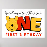 Winnie the Pooh - One | First Birthday
