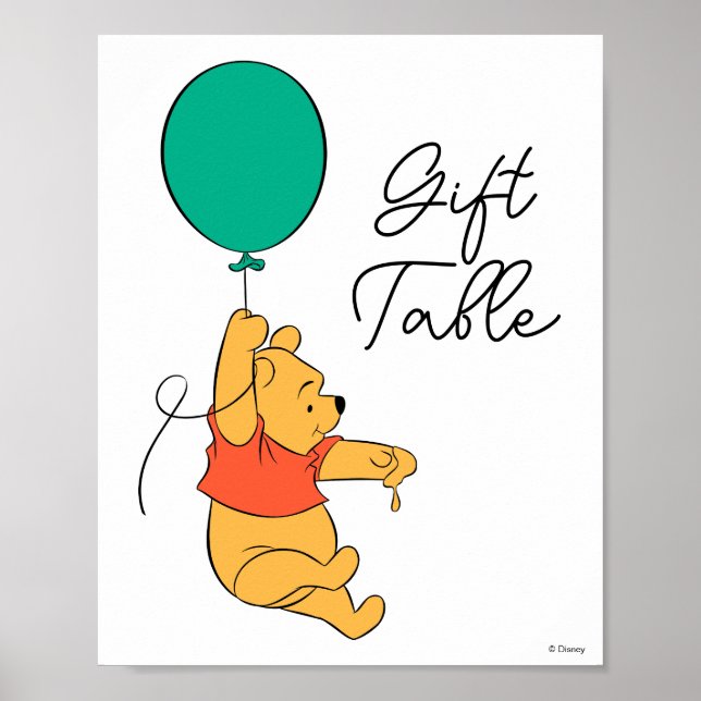 Winnie the Pooh - One | First Birthday  Poster (Front)