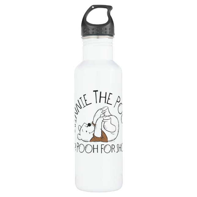 Winnie the Pooh or Pooh for Short 710 Ml Water Bottle (Front)
