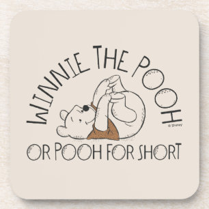 Winnie the Pooh or Pooh for Short Coaster