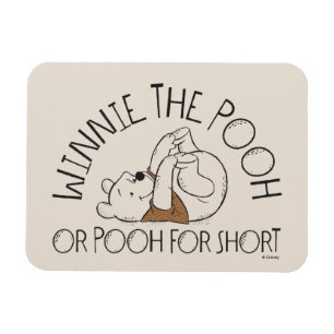Winnie the Pooh or Pooh for Short Magnet
