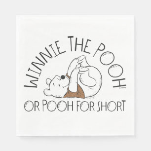 Winnie the Pooh or Pooh for Short Napkin