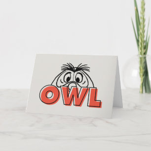 Winnie the Pooh   Owl Peek-A-Boo Card
