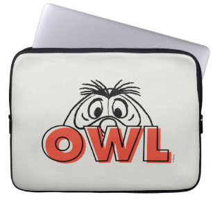 Winnie the Pooh   Owl Peek-A-Boo Laptop Sleeve