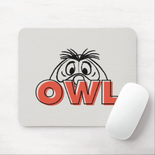 Winnie the Pooh   Owl Peek-A-Boo Mouse Pad