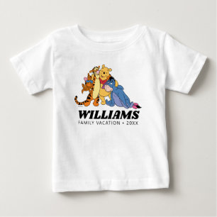 Winnie the Pooh & Pals   Family Vacation Baby T-Shirt