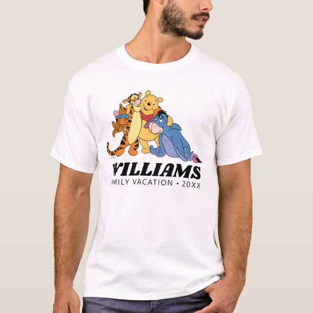 Winnie the Pooh & Pals | Family Vacation T-Shirt (Front)
