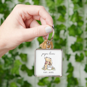 Winnie the Pooh   Papa Bear - New Dad Keychain