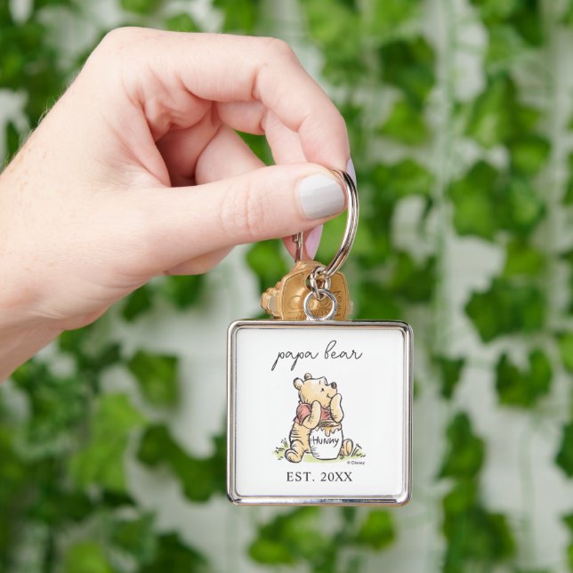 Winnie the Pooh | Papa Bear - New Dad Keychain (Hand)