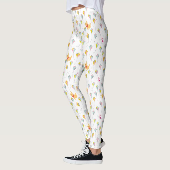 Winnie the Pooh | Pastel Kite Pattern Leggings (Left)