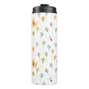 Winnie the Pooh   Pastel Kite Pattern Thermal Tumbler