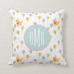 Winnie the Pooh | Pastel Kite Pattern Throw Pillow<br><div class="desc">Check out this pastel pattern featuring Winnie the Pooh and Piglet hanging on to cute kites.</div>