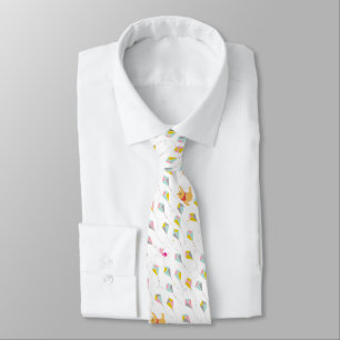 Winnie the Pooh   Pastel Kite Pattern Tie
