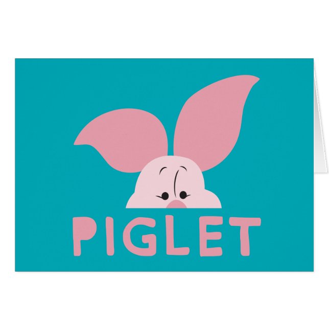Winnie the Pooh | Peek-a-Boo Piglet (Front Horizontal)