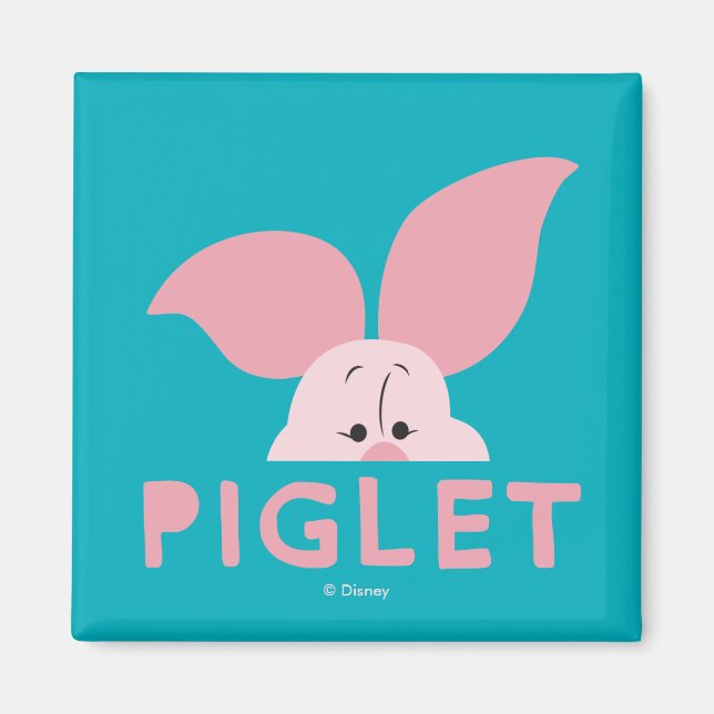 Winnie the Pooh | Peek-a-Boo Piglet Magnet (Front)