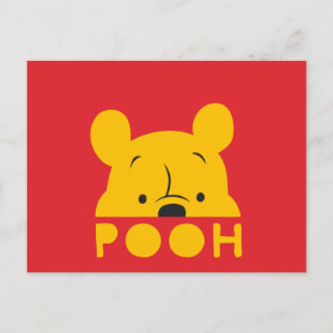 Winnie the Pooh Peek-a-Boo Pooh Postcard