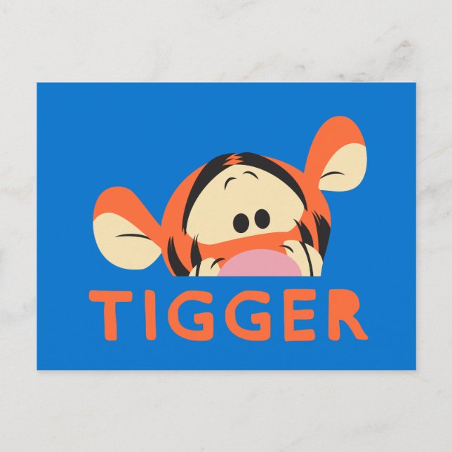 Winnie the Pooh | Peek-a-Boo Tigger Postcard (Front)