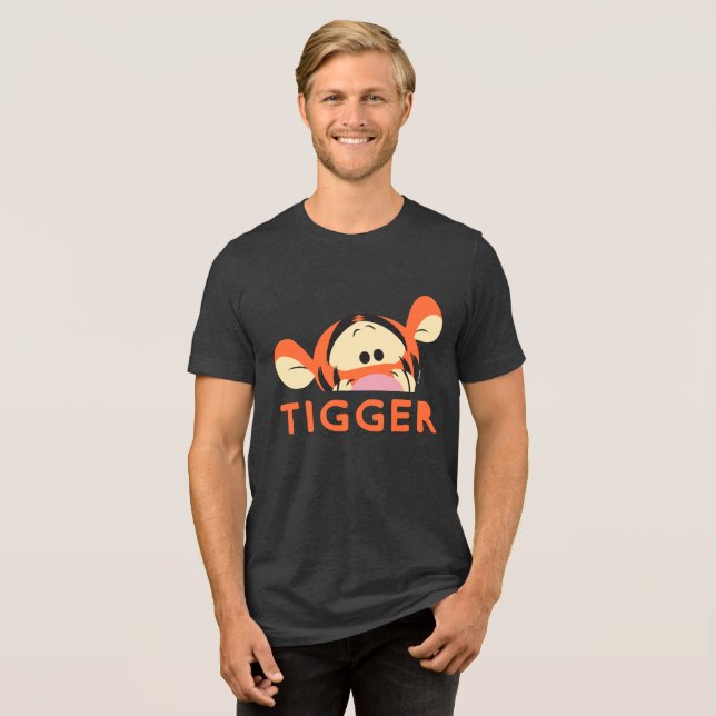 Winnie the Pooh | Peek-a-Boo Tigger Tri-Blend Shirt (Front Full)