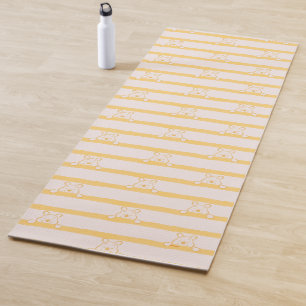 Winnie the Pooh Peeking Pattern Yoga Mat