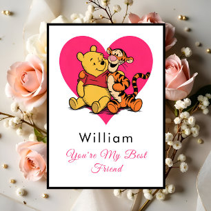 Winnie the Pooh & Piglet Cute Card