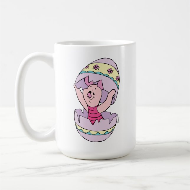 Winnie the Pooh | Piglet in Easter Egg Coffee Mug (Left)