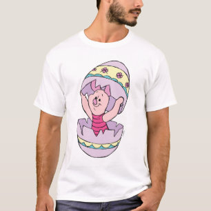 Winnie the Pooh Piglet in Easter Egg T-Shirt