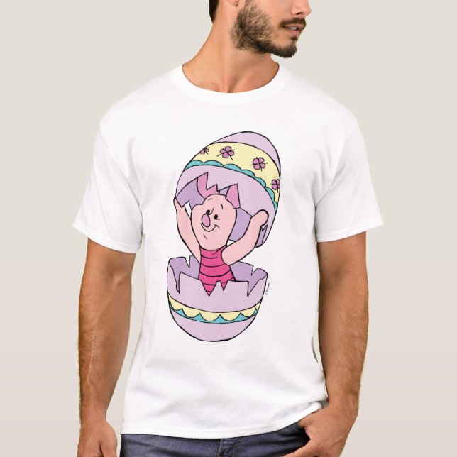Winnie the Pooh | Piglet in Easter Egg T-Shirt (Front)