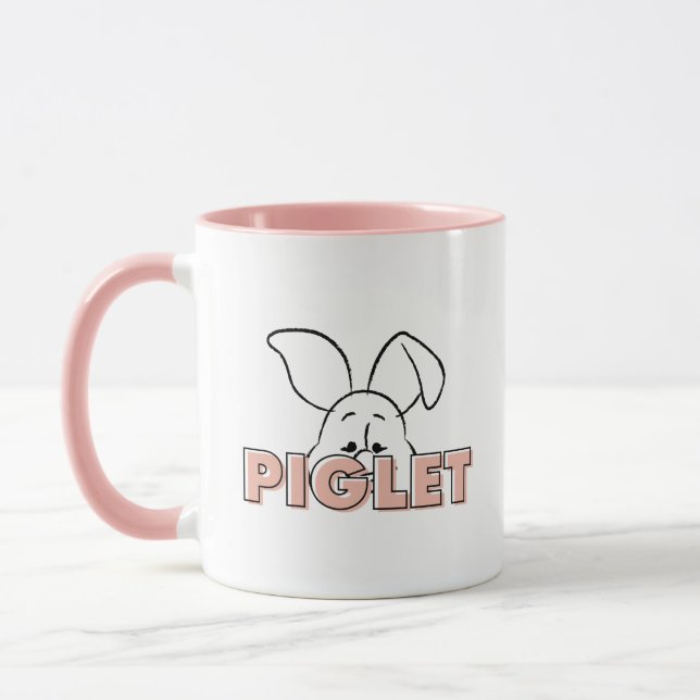 Winnie the Pooh | Piglet Peek-A-Boo Mug (Left)