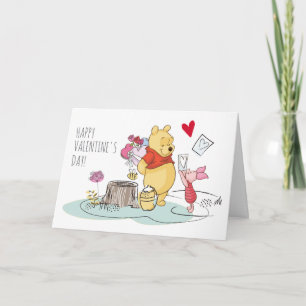 Winnie the Pooh & Piglet   Sweet Like Honey Holiday Card
