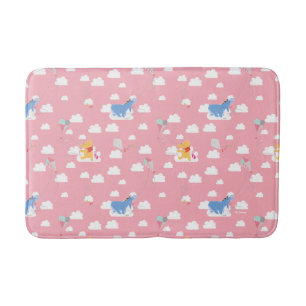 Winnie the Pooh   Pink Flying Kite Days Pattern Bath Mat