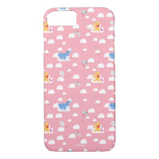 Winnie the Pooh | Pink Flying Kite Days Pattern Case-Mate iPhone Case (Back)