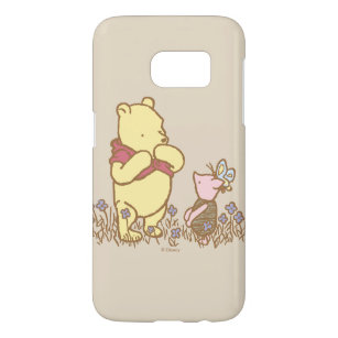 Winnie the Pooh   Pooh and Piglet in Field Classic Samsung Galaxy S7 Case