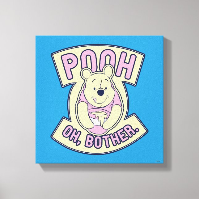 Winnie The Pooh | Pooh Oh Bother Canvas Print (Front)