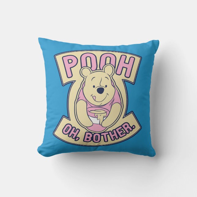 Winnie The Pooh | Pooh Oh Bother Throw Pillow (Front)