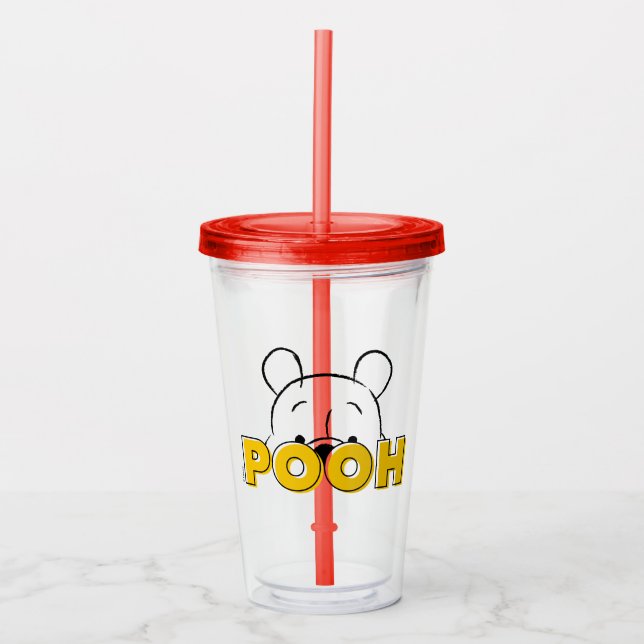 Winnie the Pooh | Pooh Peek-A-Boo Acrylic Tumbler (Front)