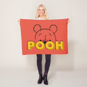 Winnie the Pooh   Pooh Peek-A-Boo Fleece Blanket