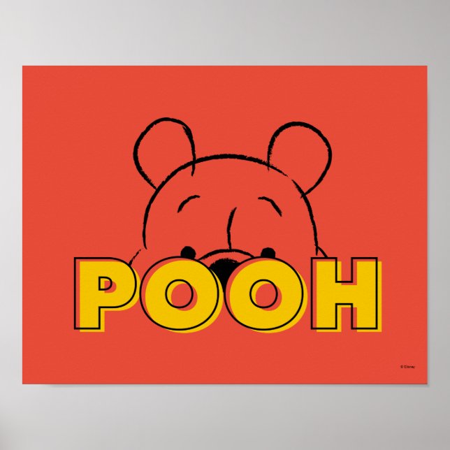Winnie the Pooh | Pooh Peek-A-Boo Poster (Front)