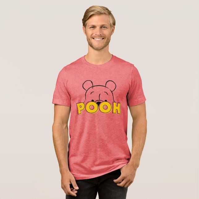 Winnie the Pooh | Pooh Peek-A-Boo Tri-Blend Shirt (Front Full)