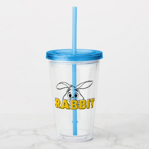 Winnie the Pooh   Rabbit Peek-A-Boo Acrylic Tumbler