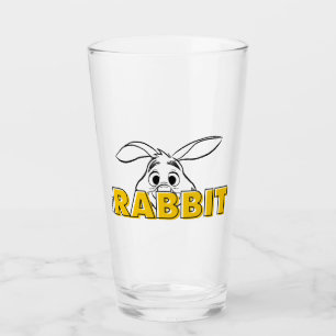 Winnie the Pooh   Rabbit Peek-A-Boo Glass
