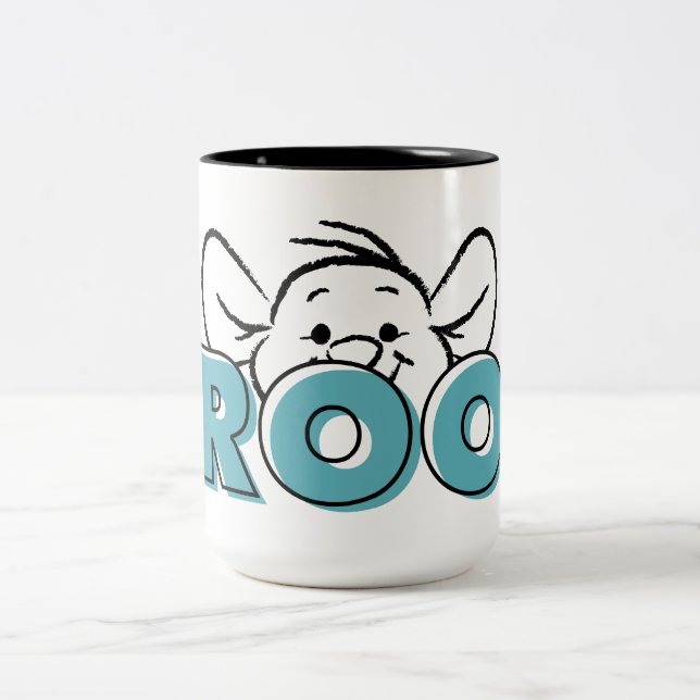 Winnie the Pooh | Roo Peek-A-Boo Two-Tone Coffee Mug (Center)