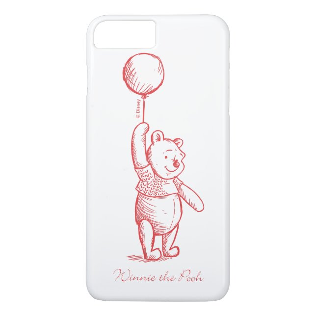Winnie the Pooh Sketch Case-Mate iPhone Case (Back)