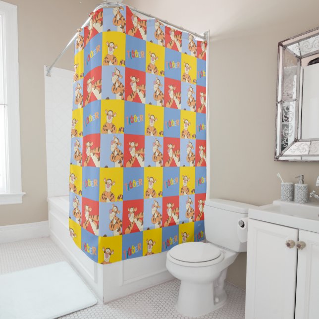 Winnie the Pooh | Tigger Bright Mosaic Pattern (In Situ)