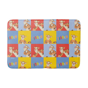 Winnie the Pooh   Tigger Bright Mosaic Pattern Bath Mat