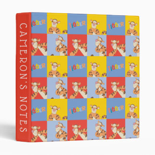 Winnie the Pooh   Tigger Bright Mosaic Pattern Binder