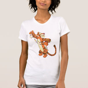 Winnie the Pooh Tigger Christmas Lights T-Shirt