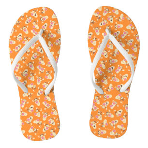 Winnie the Pooh   Tigger Faces Pattern Flip Flops