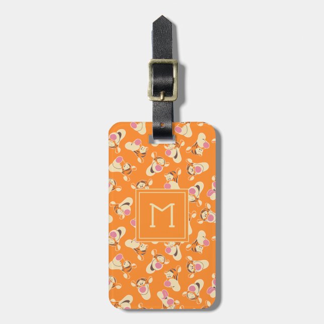 Winnie the Pooh | Tigger Faces Pattern Luggage Tag (Front Vertical)