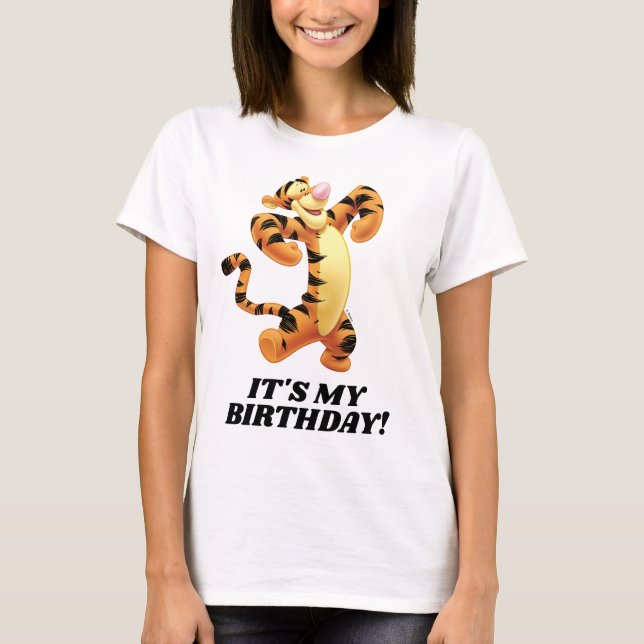 Winnie the Pooh - Tigger | It's My Birthday T-Shir T-Shirt (Front)