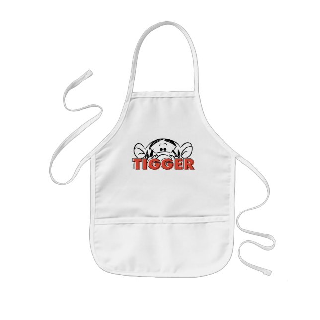 Winnie the Pooh | Tigger Peek-A-Boo Kids Apron (Front)
